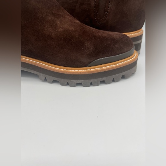 Marc Fisher Ilora Brown Suede Ankle Booties - Picture 9 of 12